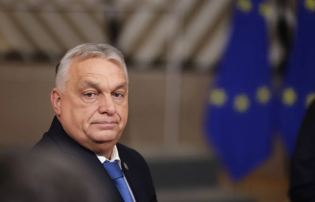 Viktor Orban. Fot. PAP/EPA/OLIVIER MATTHYS 