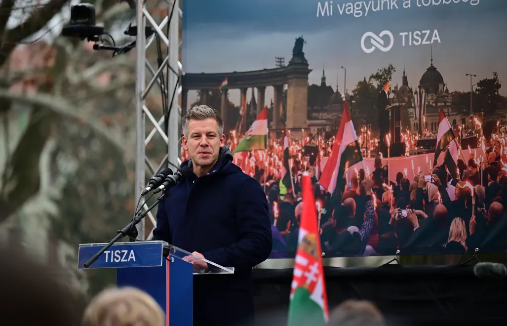 Peter Magyar, fot. PAP/EPA/MTI/ZSOLT CZEGLEDI