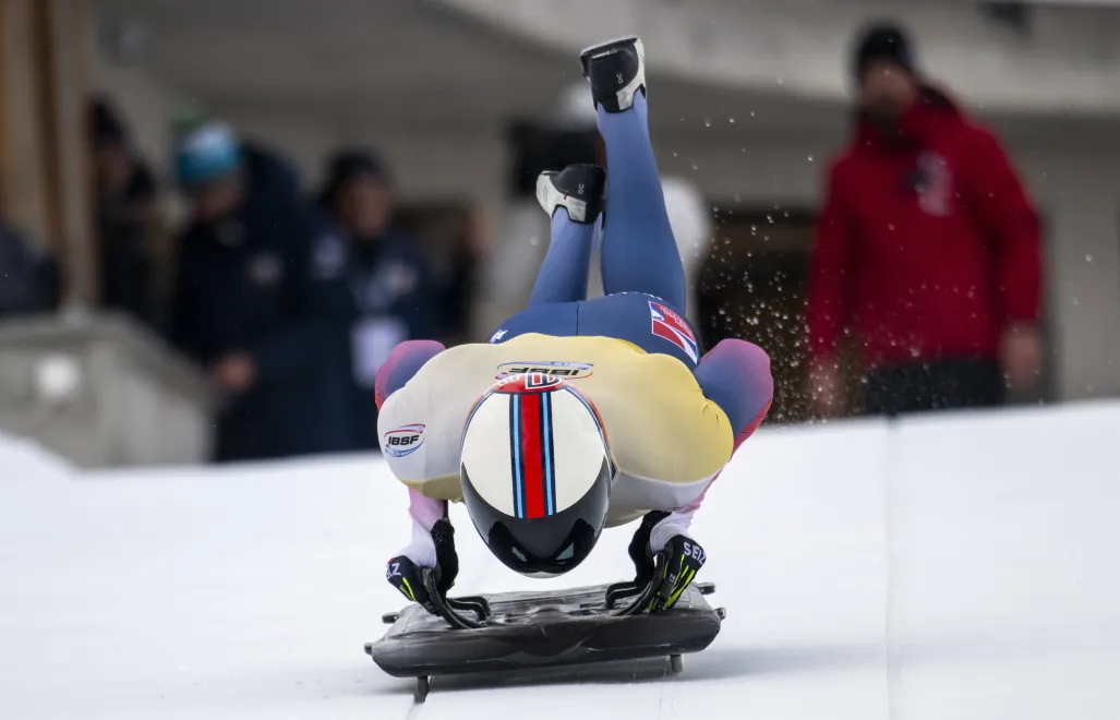 Matt Weston. Fot. PAP/EPA/MAYK WENDT