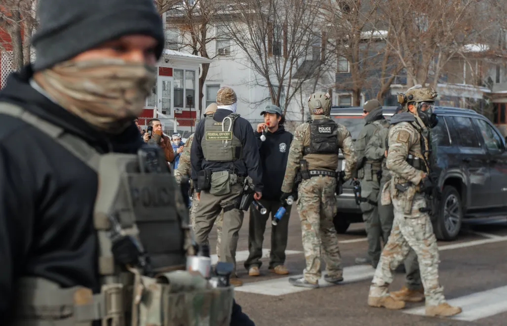 Patrol ICE. Zdj. Ilustracyjne. Fot. PAP/ EPA/OLGA FEDOROVA