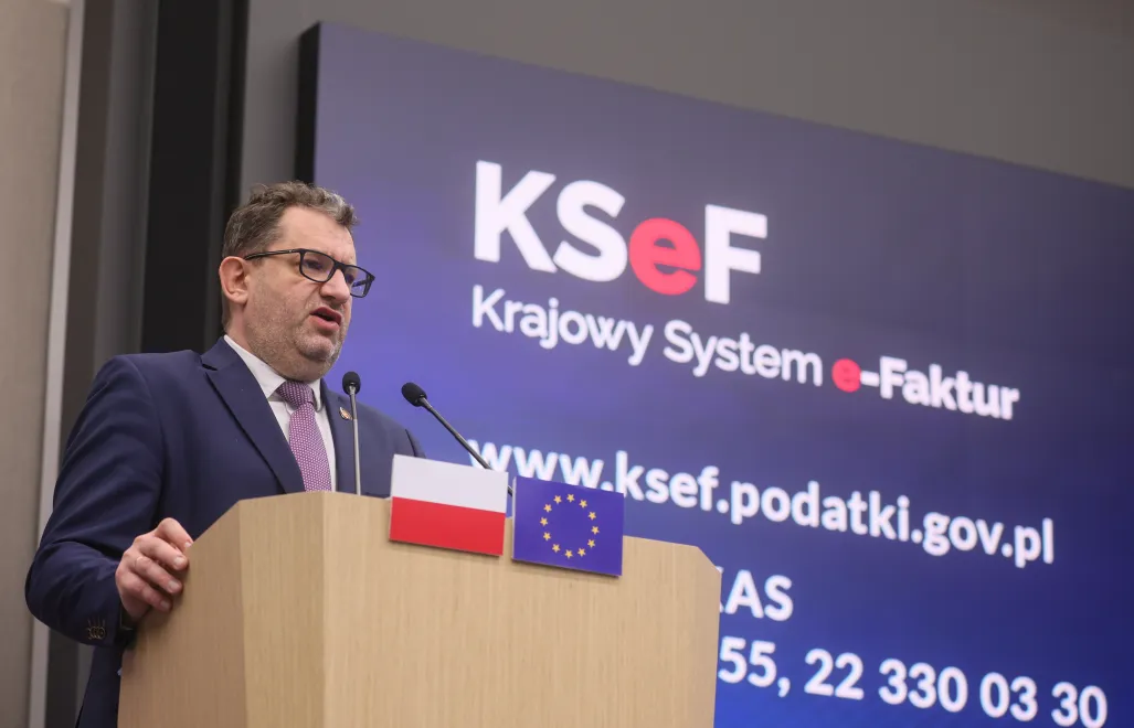 Wiceminister finansów Marcin Łoboda. Fot. PAP/	Leszek Szymański