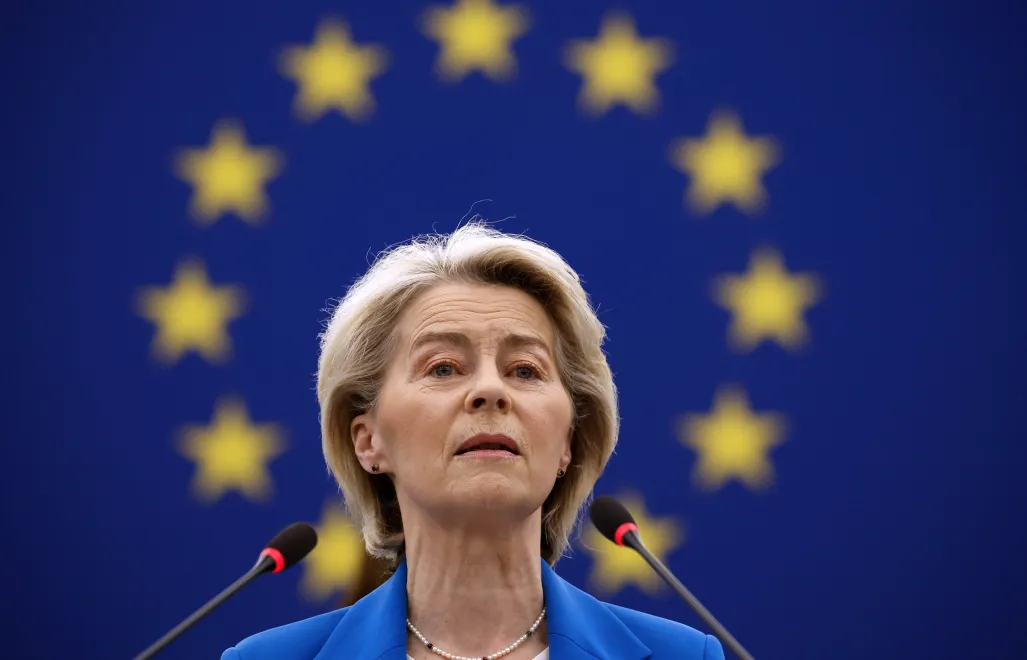 Ursula Von der Leyen. Fot. EPA/YOAN VALAT