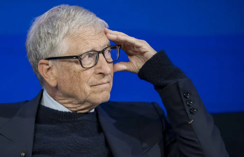 Bill Gates. Fot. PAP/EPA/GIAN EHRENZELLER 