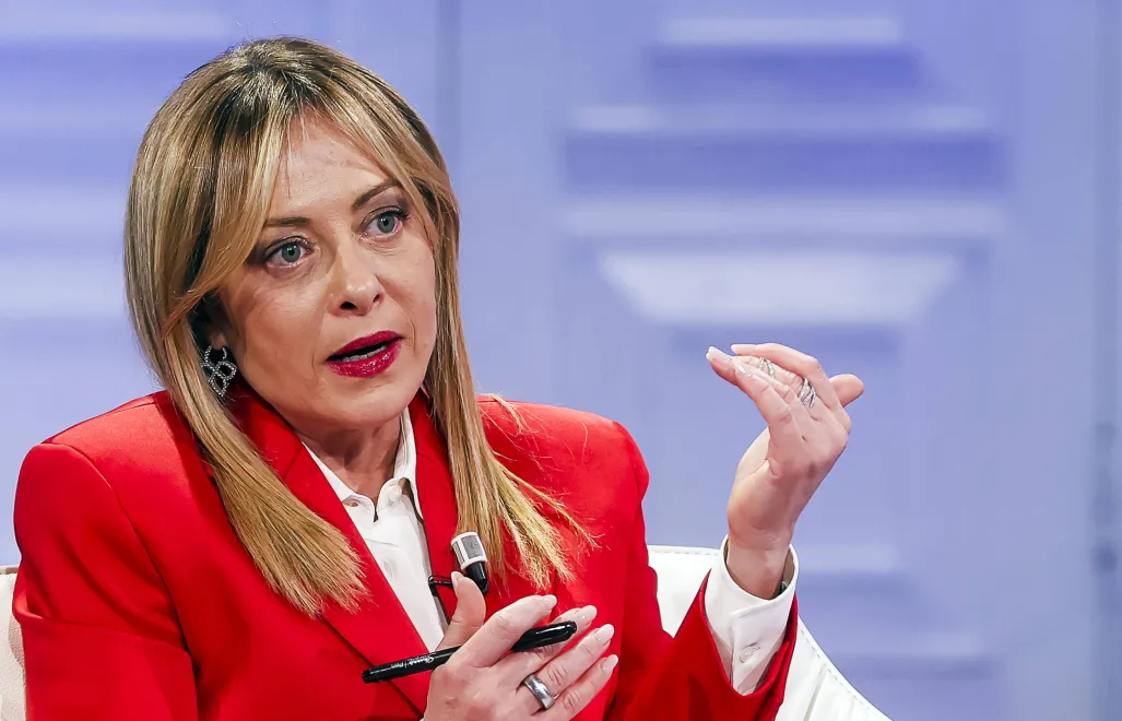 Giorgia Meloni. Fot. EPA/ANGELO CARCONI