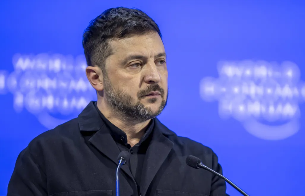Wołodymyr Zełenski Fot. PAP/EPA/GIAN EHRENZELLER
