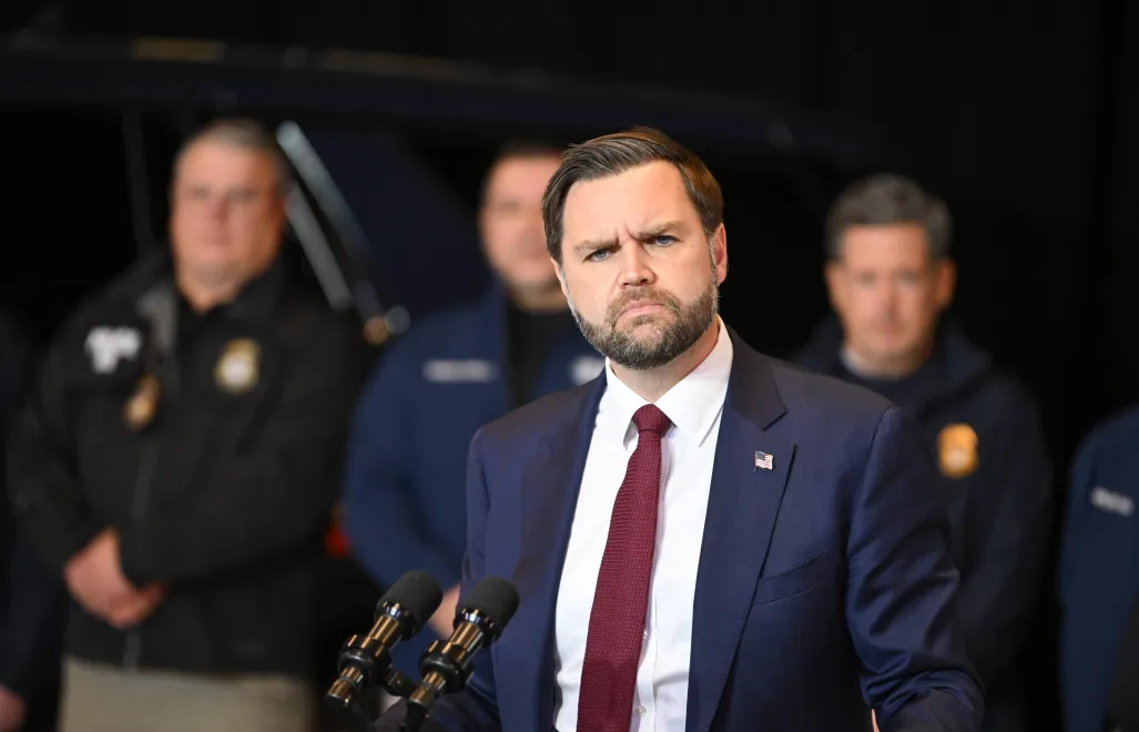 Вице-президент США Джей Ди Вэнс. Fot. PAP/EPA/Craig Lassig