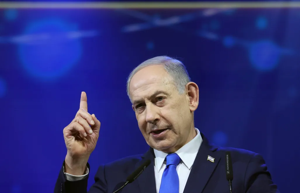 Benjamin Netanjahu Fot. PAP/EPA/ABIR SULTAN