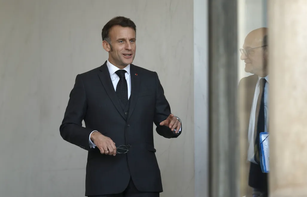 Еммануель Макрон. Fot. PAP/EPA/YOAN VALAT 