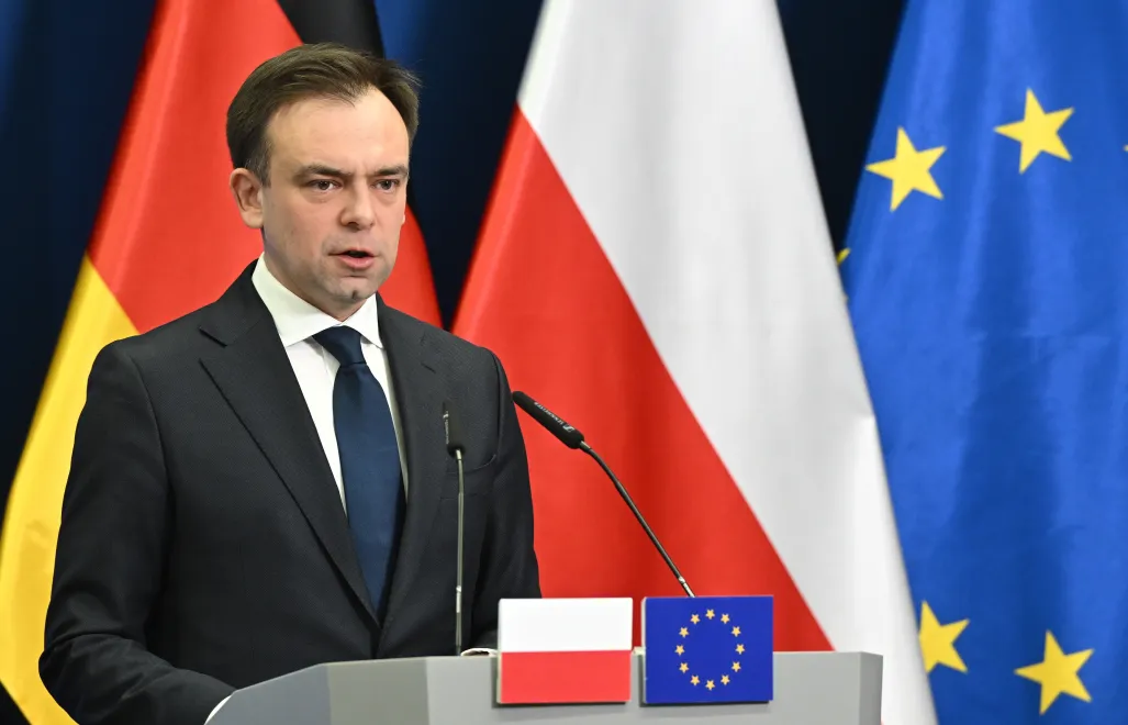 Minister finansów i gospodarki Andrzej Domański. Fot. PAP/Radek Pietruszka