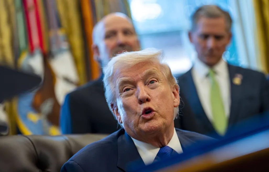 Дональд Трамп. Fot. PAP/EPA/BONNIE CASH / POOL