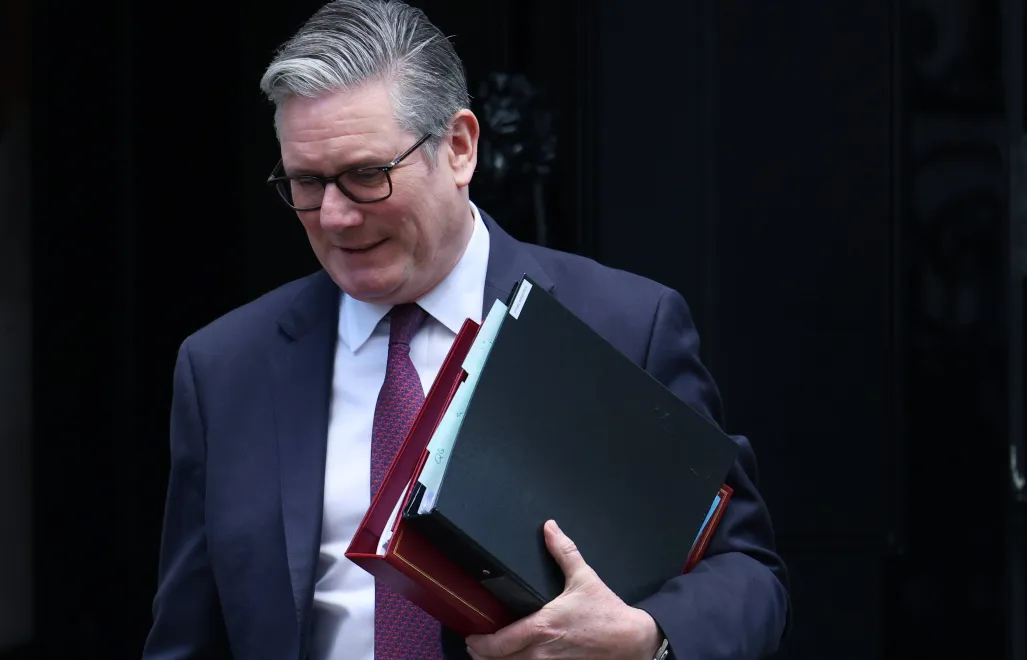 Premier Wielkiej Brytanii Keir Starmer.Fot. PAP/EPA/ANDY RAIN