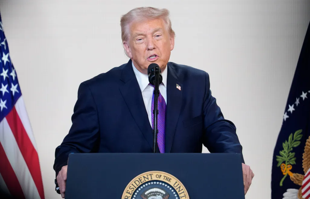  Donald Trump. Fot. PAP/EPA/AARON SCHWARTZ 