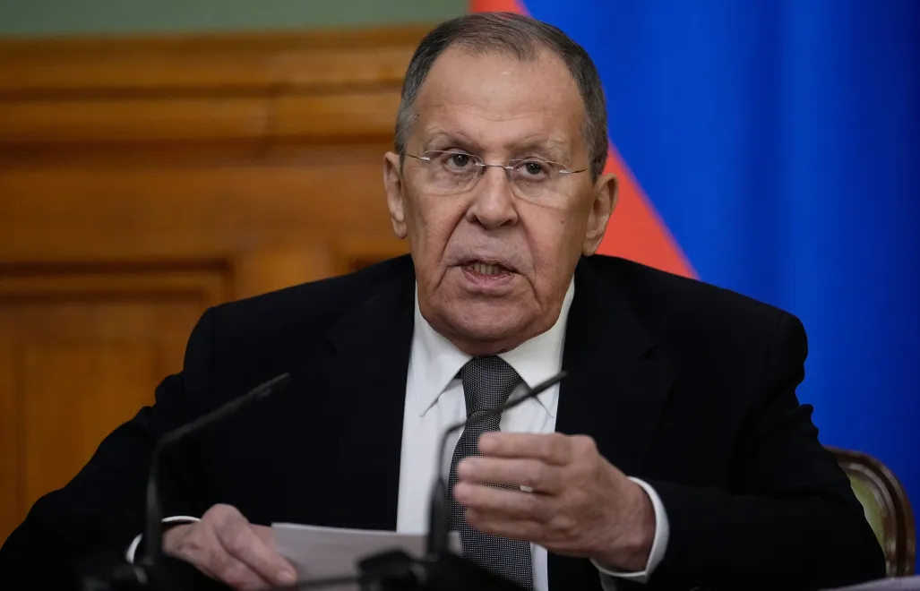 Сергей Лавров. Fot. PAP/EPA/ALEXANDER ZEMLIANICHENKO /POOL