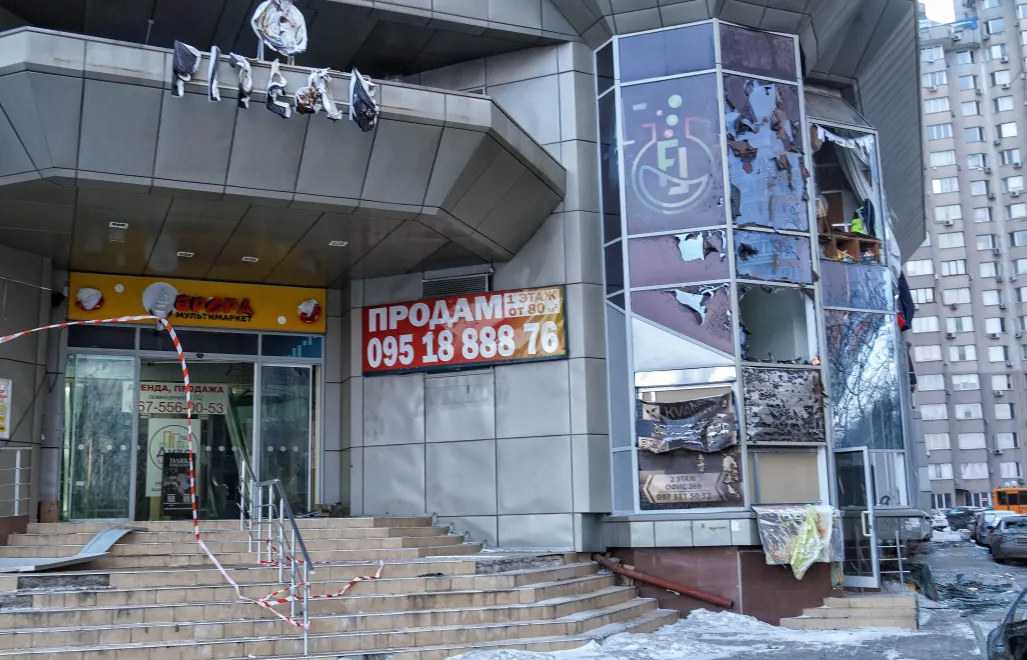 Последствия удара россиян по Одессе. Fot. PAP/Alena Solomonova