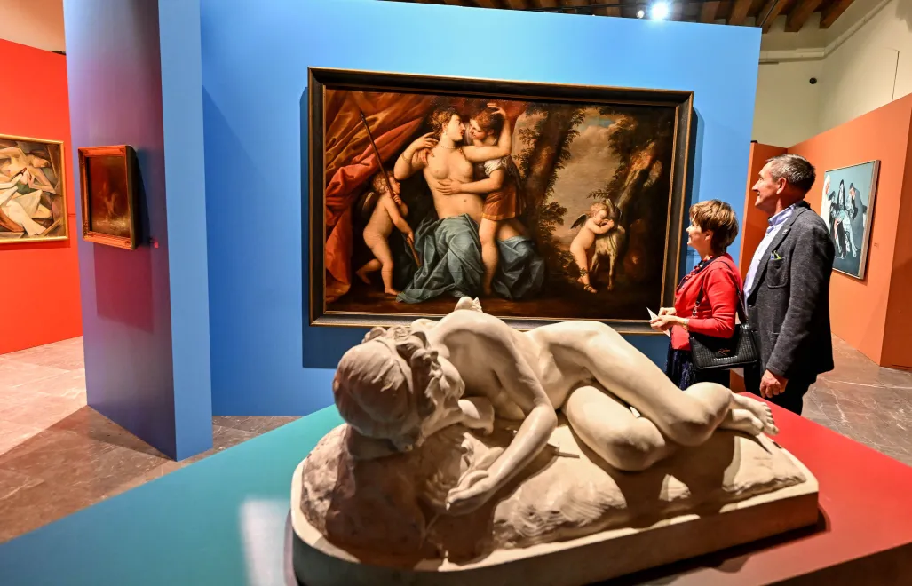 Otwarcie wystawy czasowej „Miłość” w Dawnym Pałacu Biskupów Krakowskich w Kielcach. Fot. PAP/Piotr Polak