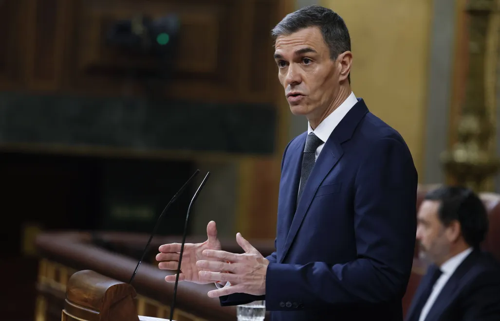 Premier Hiszpanii Pedro Sanchez. Fot. PAP/EPA/Chema Moya