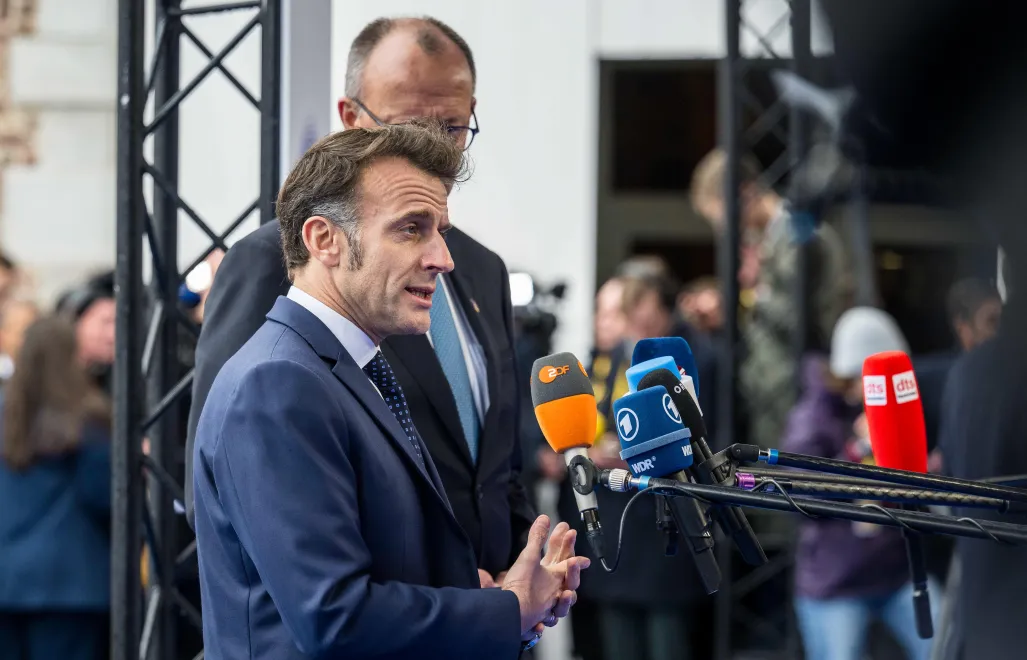 Prezydent Francji Emmanuel Macron. Fot. PAP/Wiktor Dąbkowski