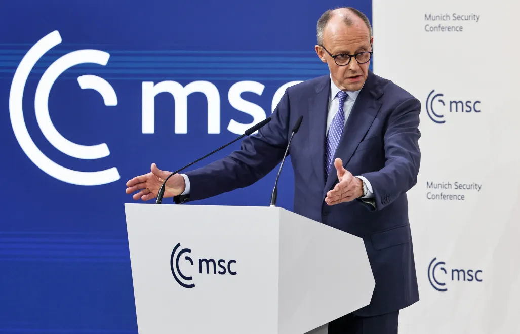 Kanclerz Niemiec Friedrich Merz. Fot. PAP/EPA/RONALD WITTEK