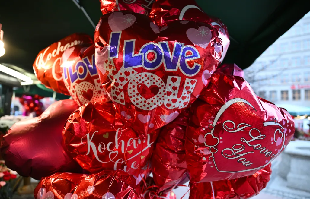 Walentynki (zdjęcie ilustracyjne). Fot. PAP/Maciej Kulczyński