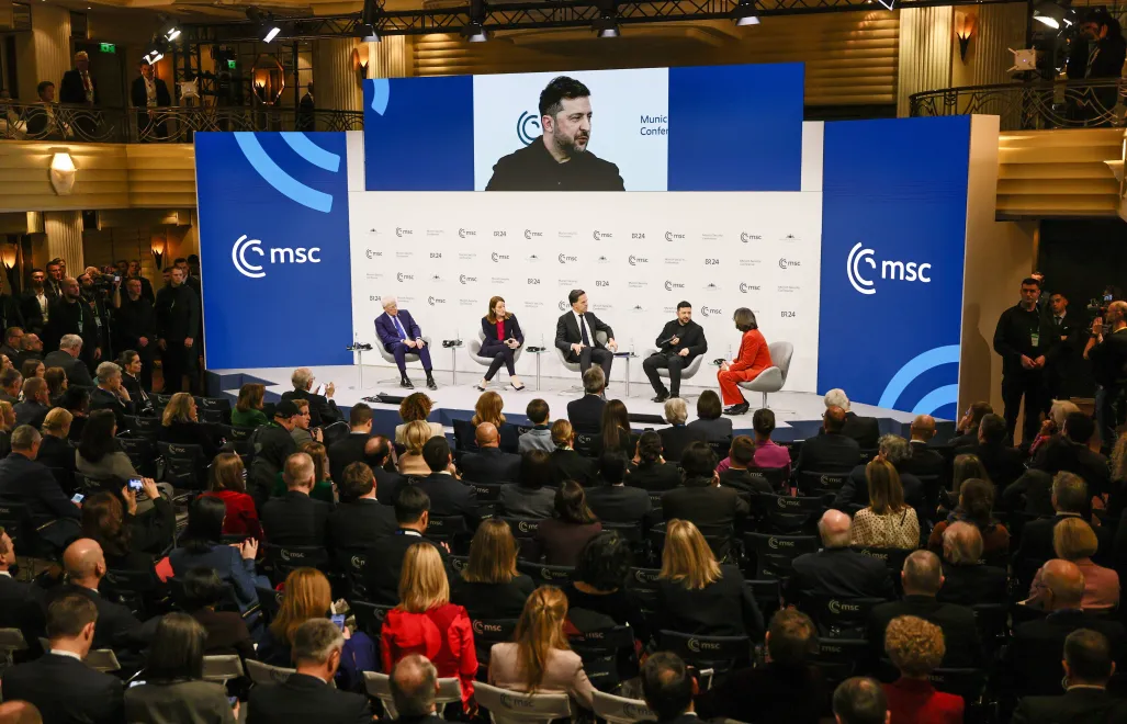 Мюнхенская конференция по безопасности. Fot. PAP/EPA/RONALD WITTEK