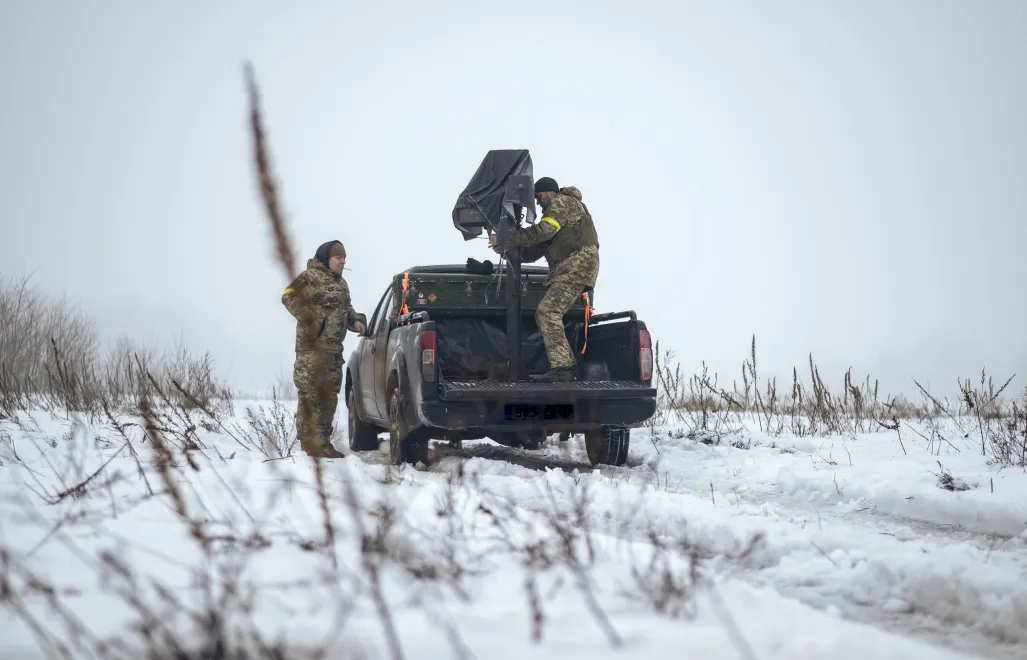 Украинские военные. Fot. PAP/EPA/ARTEM DERKACHOV