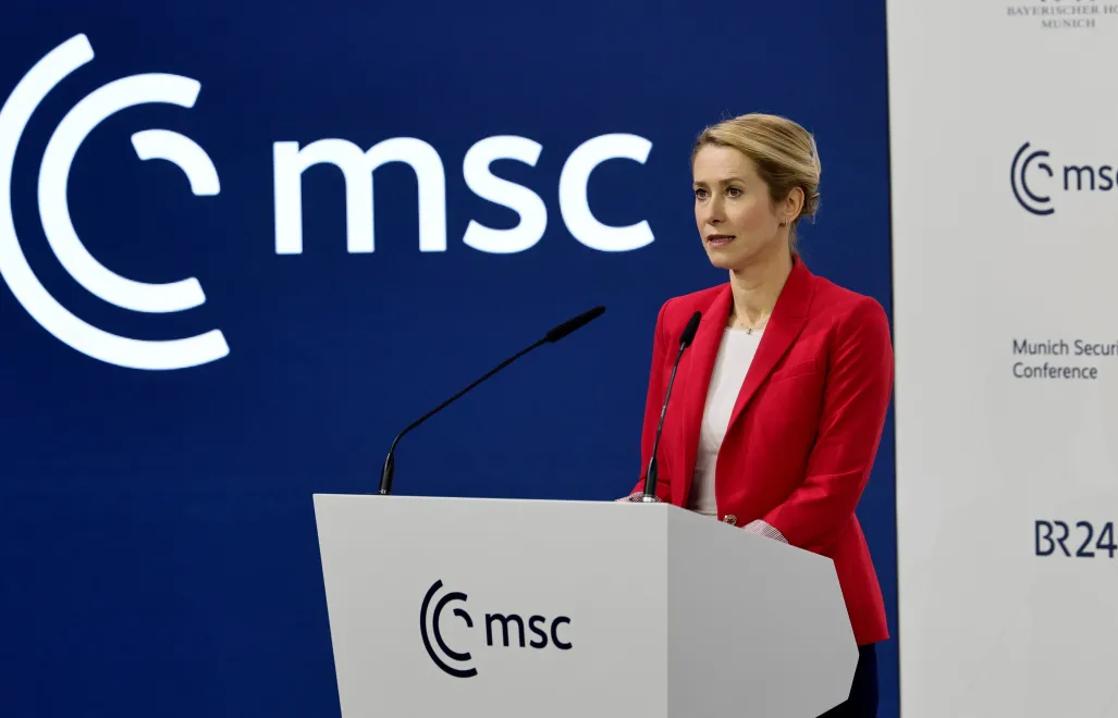 Кая Каллас. Fot. PAP/EPA/RONALD WITTEK