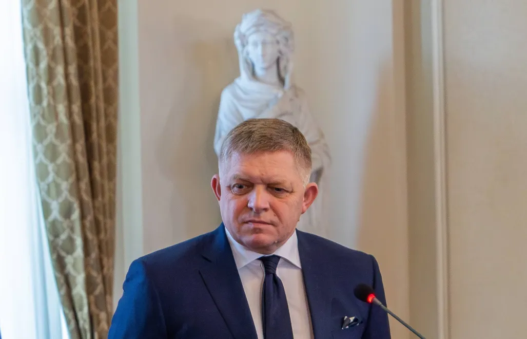 Роберт Фицо. Fot. PAP/EPA/DOMINIKA KORTVELYESIOVA