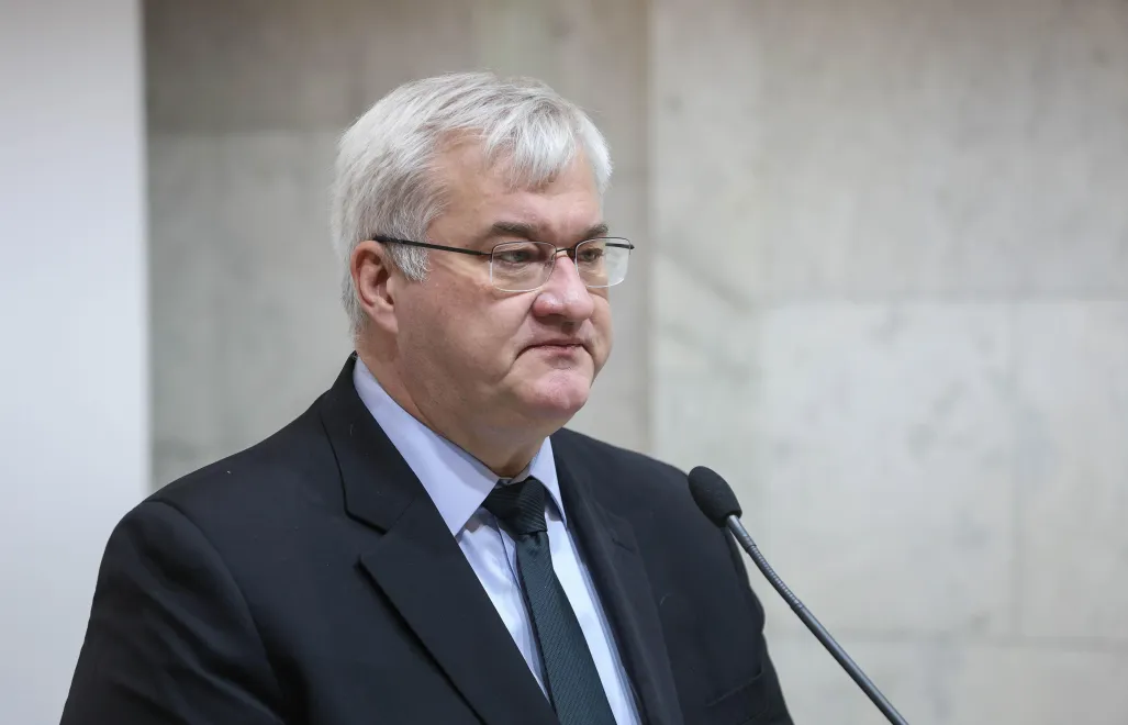 Міністр закордонних справ України Андрій Сибіга. Fot. PAP/Victor Kovalchuk