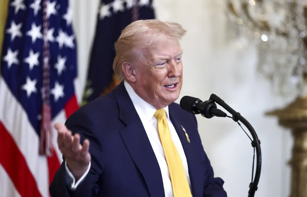 Президент США Дональд Трамп. Fot. PAP/EPA/JIM LO SCALZO/POOL