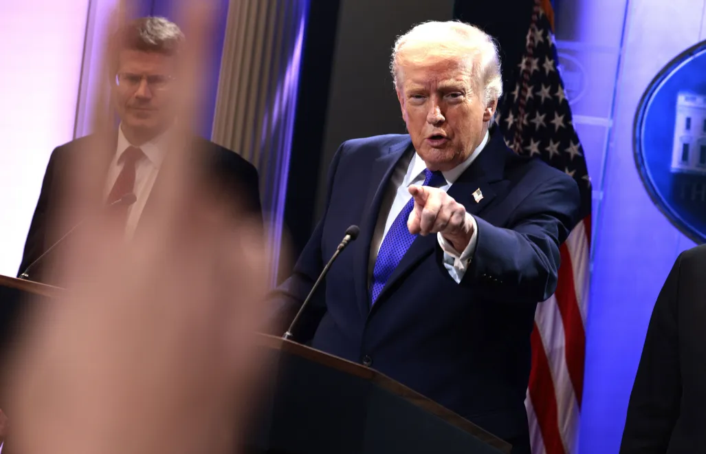 Prezydent USA Donald Trump. Fot. PAP/EPA/SHAWN THEW