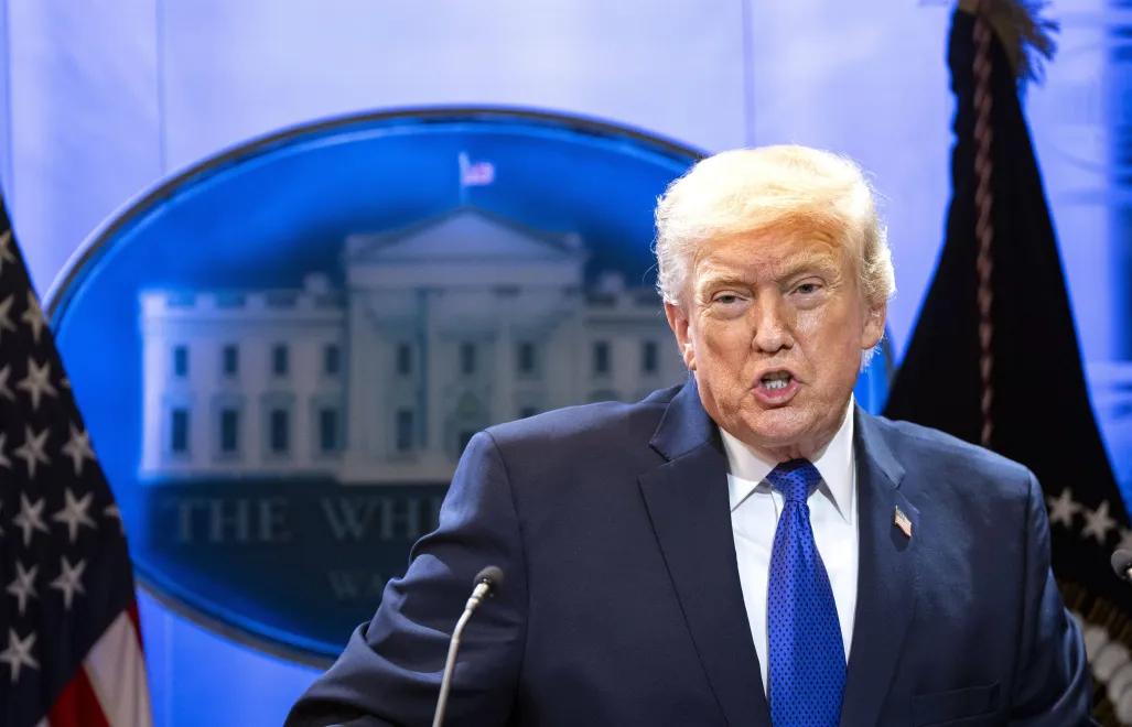 Дональд Трамп. Fot. PAP/EPA/BONNIE CASH / POOL