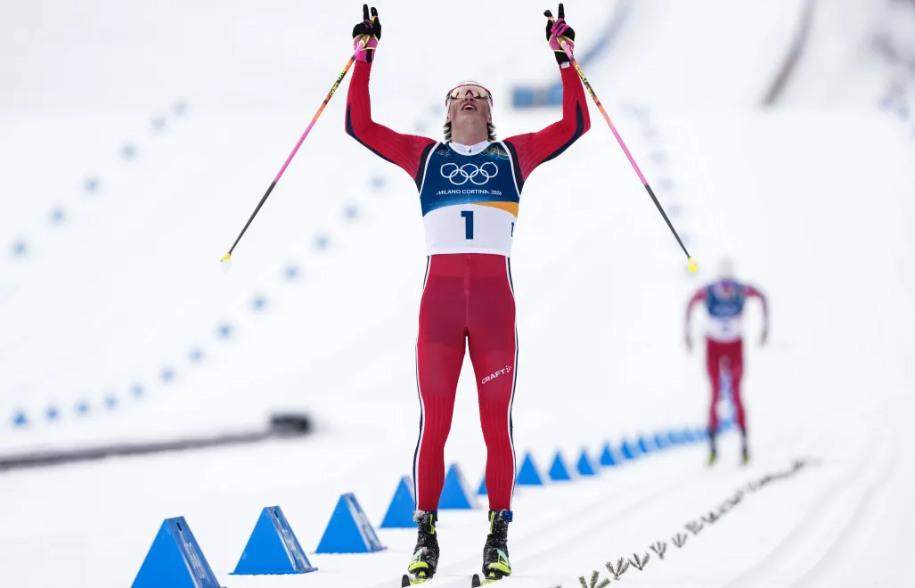 Johannes Hoesflot Klaebo, fot. PAP/EPA/NTB/LISE ASERUD