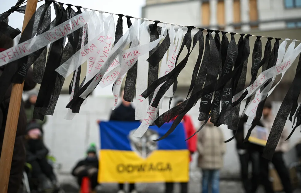 Акція "Стрічка". Fot. PAP/Marcin Obara