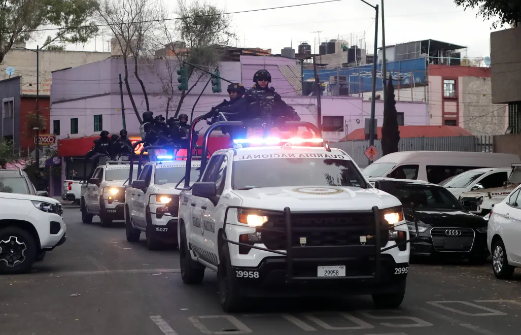 Gwardia Narodowa w Meksyku, fot. PAP/EPA/EFE/Mario Guzman
