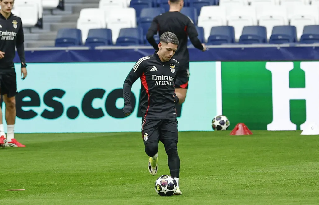 Gianluca Prestianni, fot. PAP/EPA/EFE/Rodrigo Jimenez