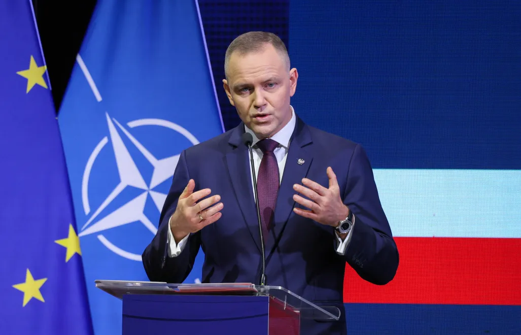 Выступление президента Польши Кароля Навроцкого на совещании военных командиров в Варшавской цитадели. Fot. PAP/Paweł Supernak