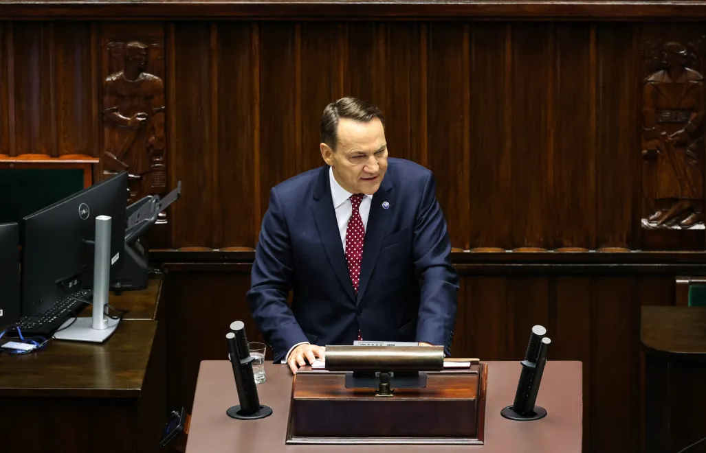 Радослав Сікорський. Fot. PAP/Albert Zawada