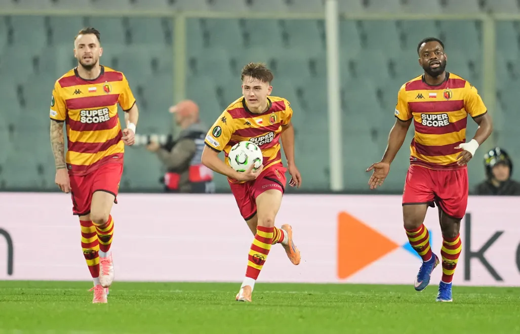 Piłkarze Jagielloni Białystok. Fot. PAP/EPA/CLAUDIO GIOVANNINI