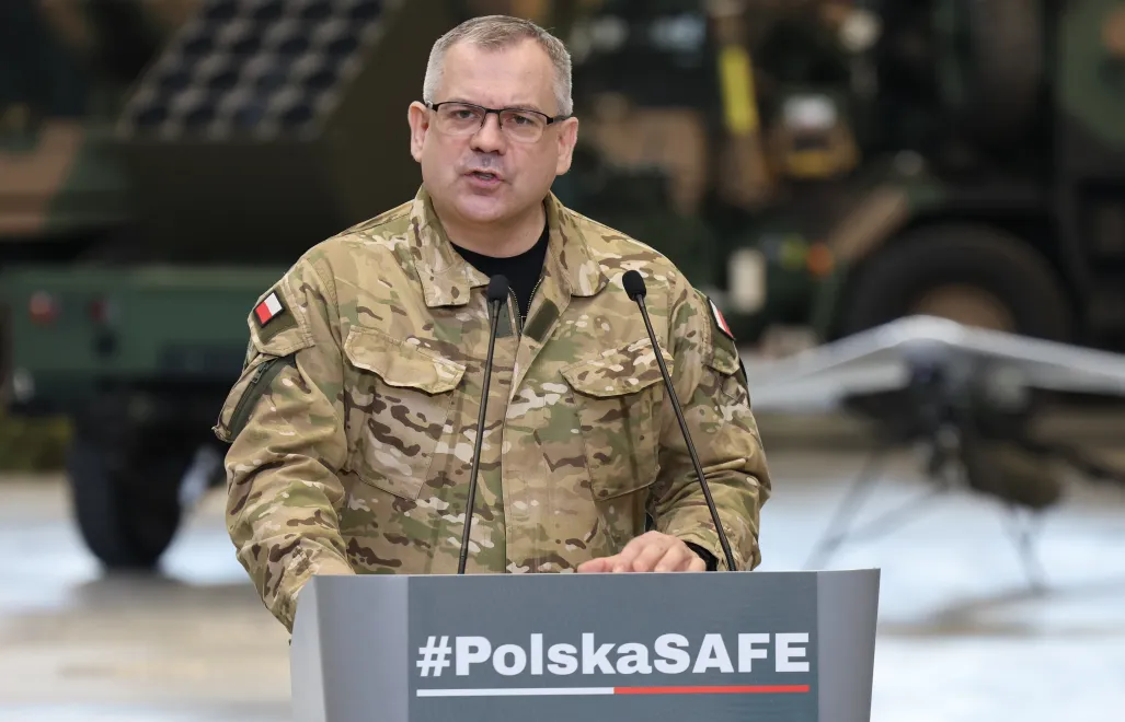 Szef Sztabu Generalnego Wojska Polskiego gen. Wiesław Kukuła. Fot. PAP/Albert Zawada