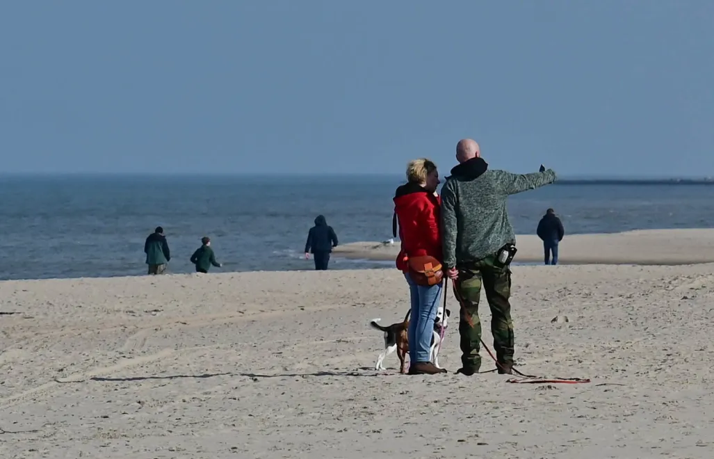 Przedwiośnie nad Bałtykiem Fot. PAP/Marcin Bielecki