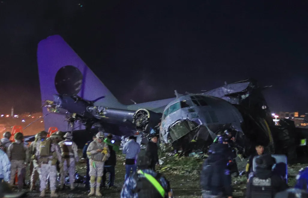 Miejsce katastrofy Fot. PAP/EPA/Gabriel Márquez