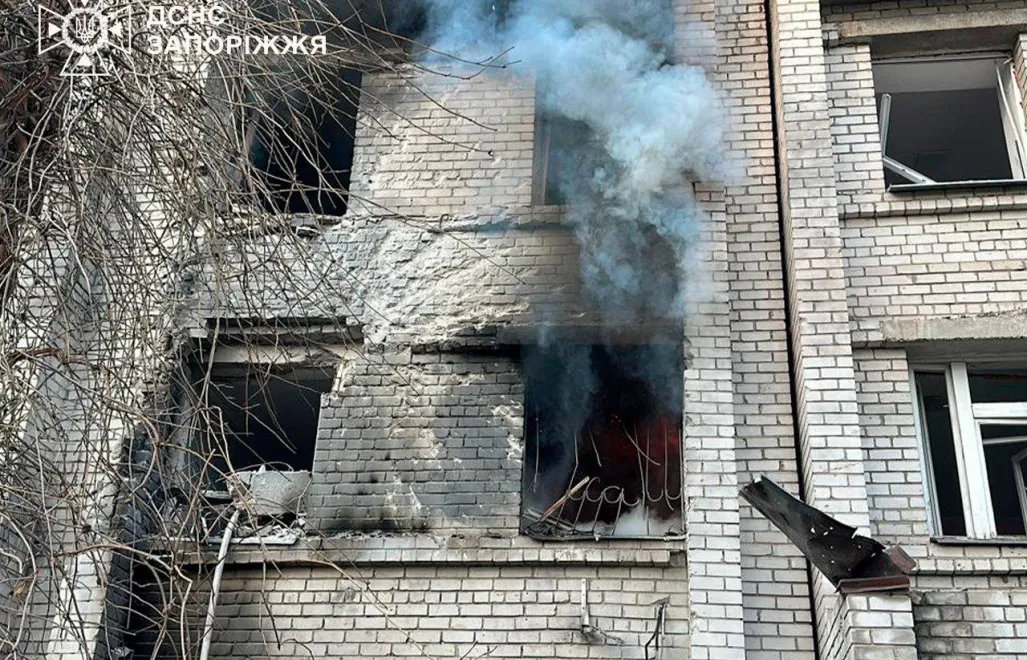 Fedorow: Rosjanie uderzyli w szpital położniczy w Zaporożu. Fot. FB/ДСНС України