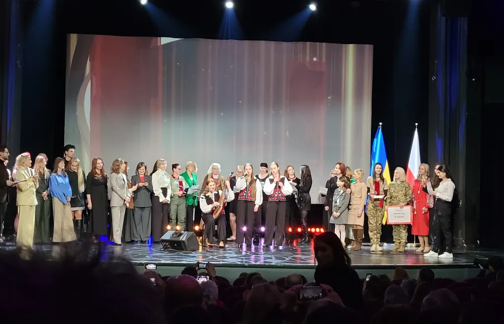 Урочиста церемонія вручення третьої премії відбулася в понеділок у Театрі Студіо у Варшаві. Fot. Roman Havryshchak