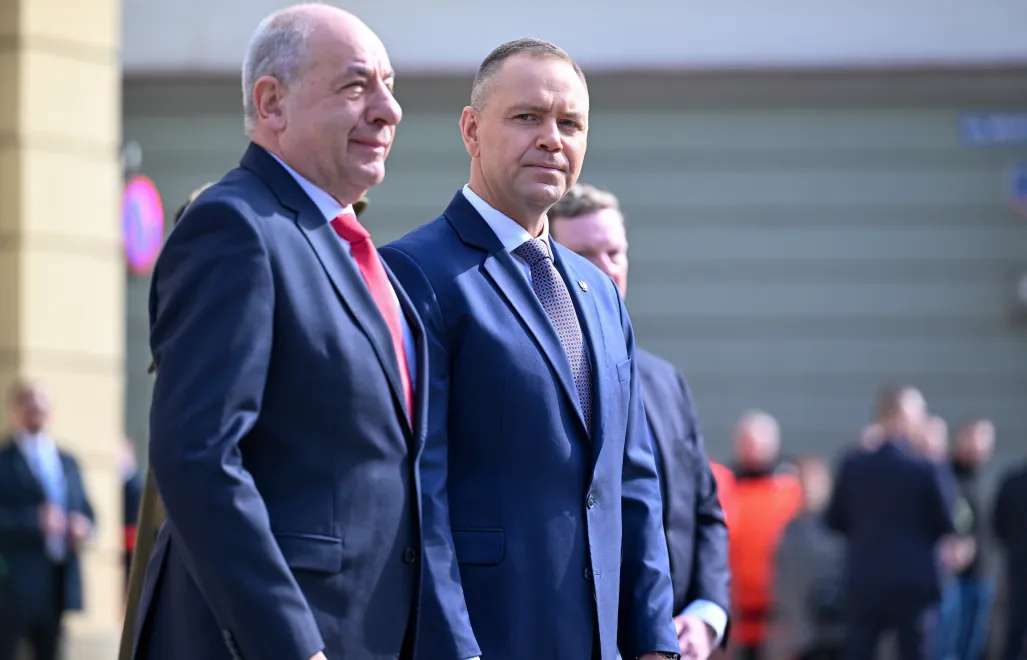 Karol Nawrocki, Tamas Sulyok Fot. PAP/Darek Delmanowicz