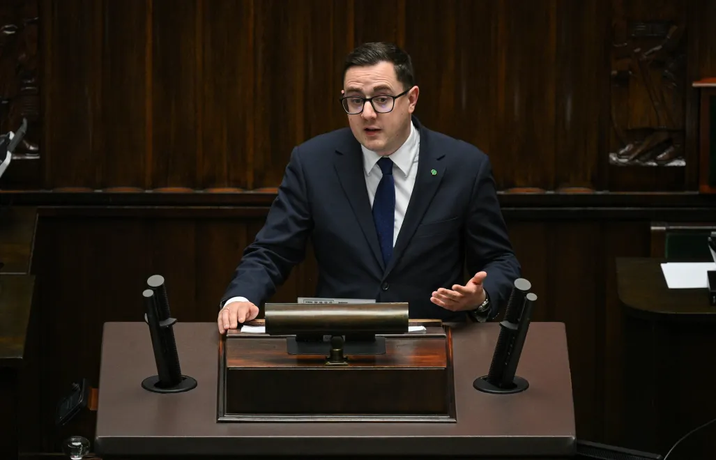 Minister energii Miłosz Motyka Fot. PAP/Marcin Obara
