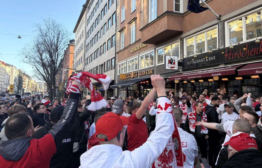 Polscy kibice. Fot. PAP/	Daniel Zyśk