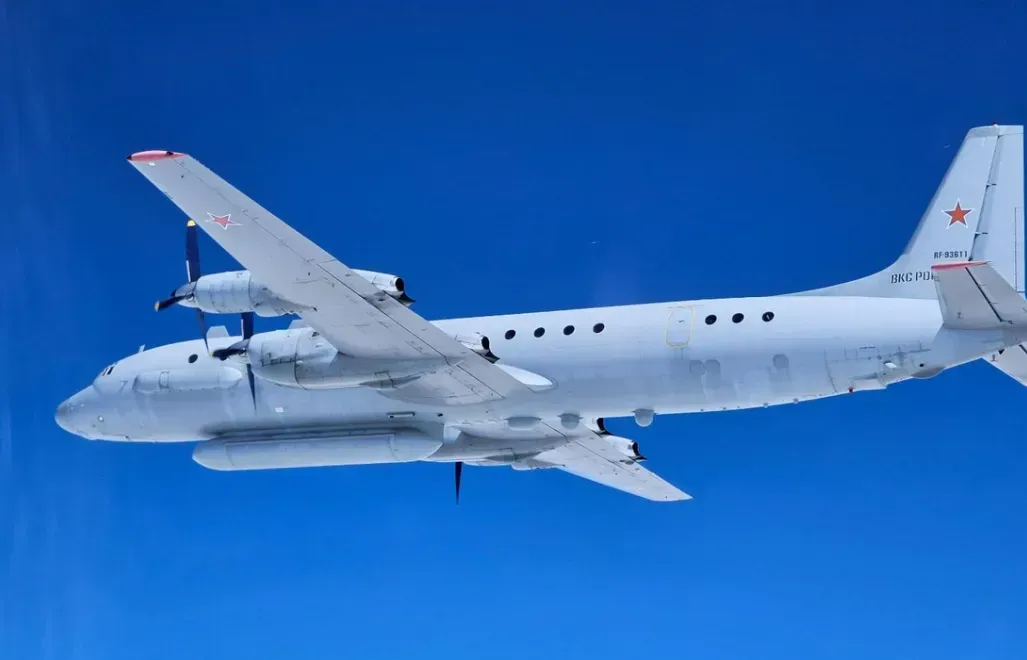 Rosyjski samolot Ił-20, fot. X/@DowOperSZ