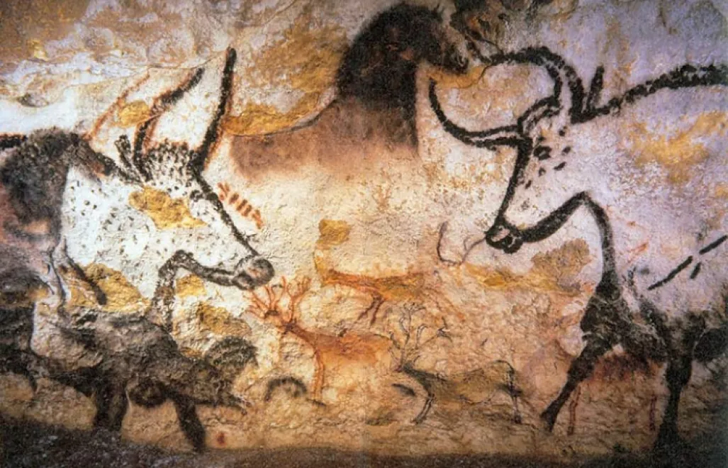 Najstarsze fragmenty fresków z jaskini Lascaux we Francji datowane są na 15 tys. lat. Źródło: en.wikipedia