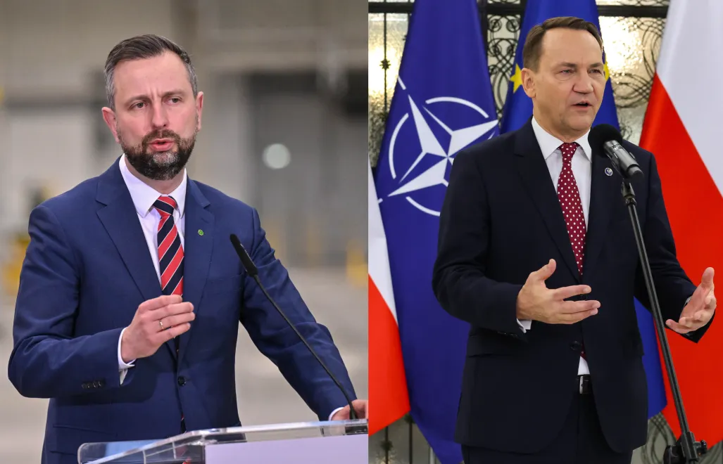 Władysław Kosiniak-Kamysz (L) i Radosław Sikorski (P). Fot. PAP/Piotr Polak/Albert Zawada