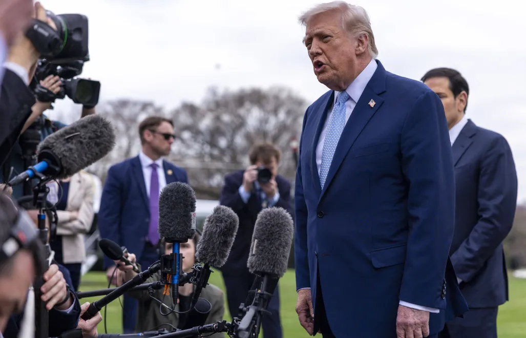 Prezydent USA Donald Trump. Fot. PAP/EPA/SHAWN THEW / POOL